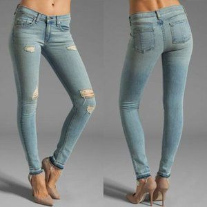 Rag & Bone/Jean Bromley  Destroyed Slim Jeans